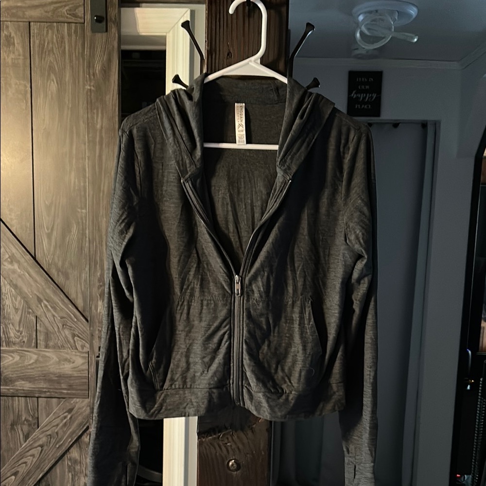 Kyodan Charcoal Zip-Up sweatshirt